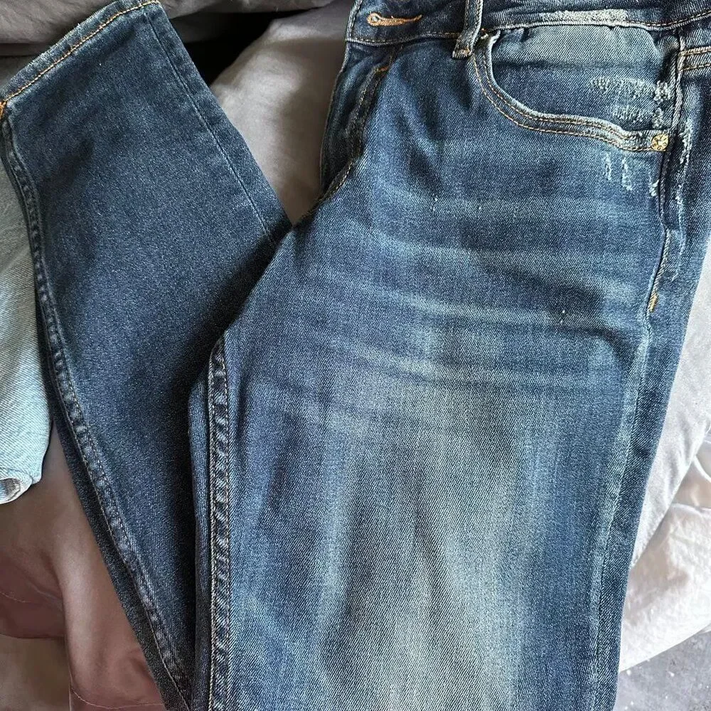 Vigoss Womens Jagger Distressed Skinny Jeans size 30